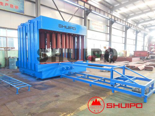 Hydraulic dished head configuring machine